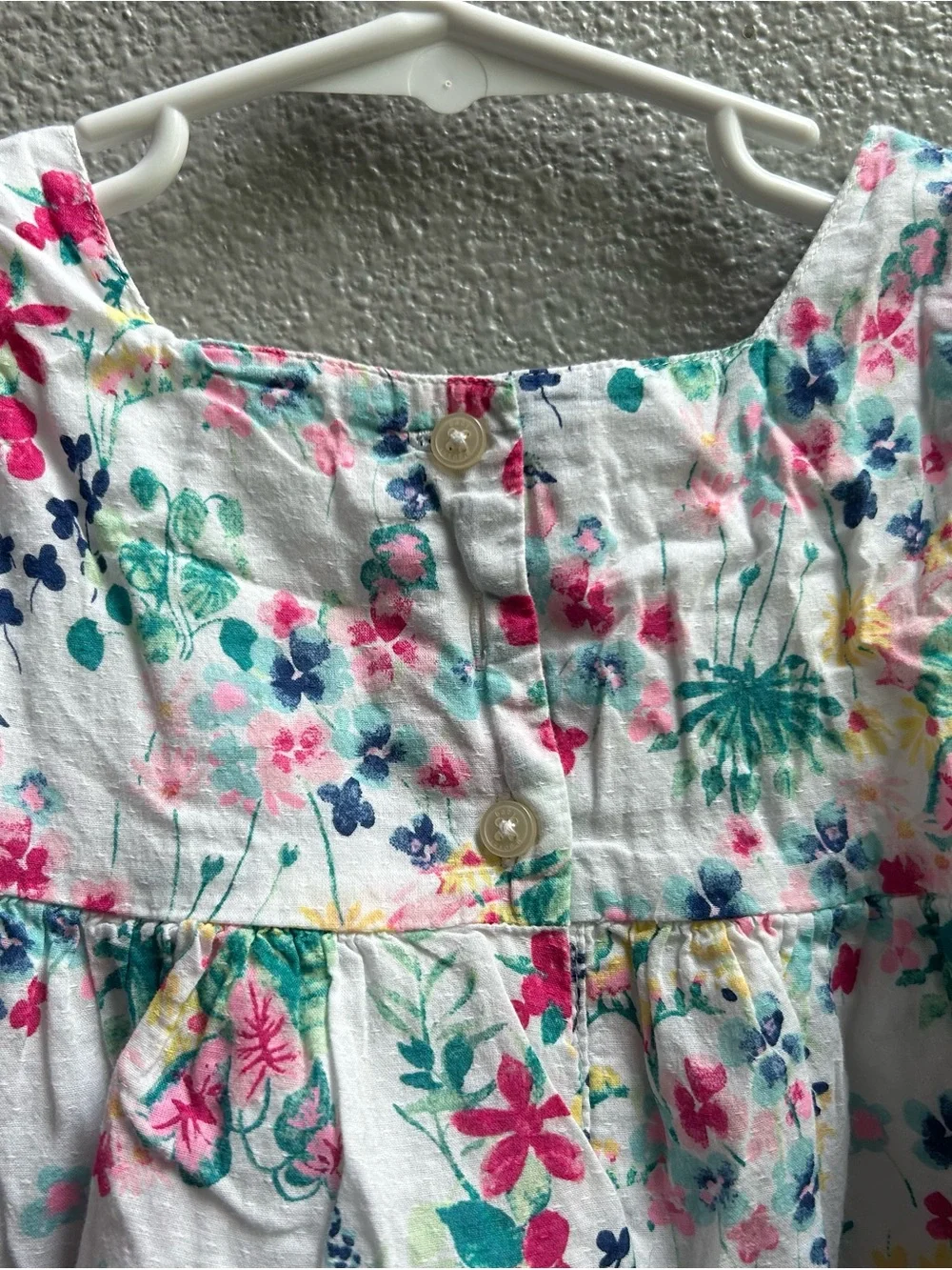 GAP Girls Coral, Light Pink & Floral Tank Tops and Dress Set